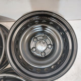 Roue en acier usagée Nissan Noir 03 / Dimensions : 16x6.5 / Boulons : 5x114.3mm