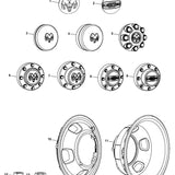 Enjoliveur de roue neuf Chrysler / Dimensions : 17